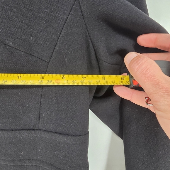 Vintage Pendleton Women Overcoat Trench Button Jacket Black Size 10 - Picture 7 of 7